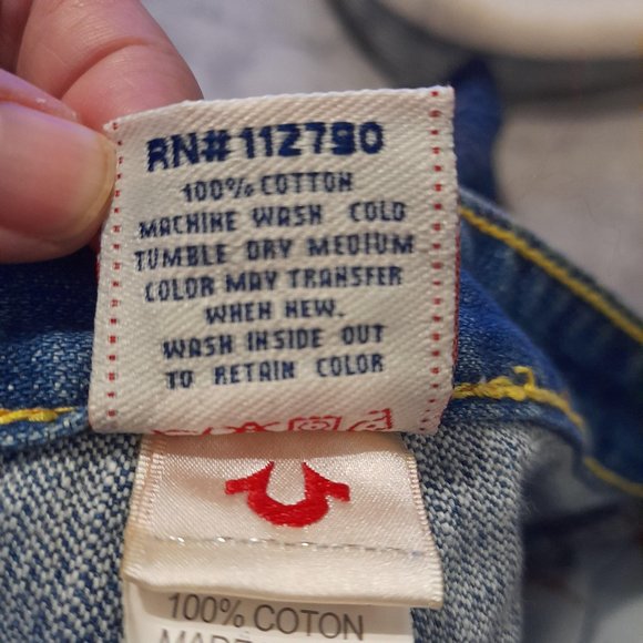 New True Religion Boot Cut Jeans Size 26 Inseam 31 Rainbow Joey - Picture 12 of 13